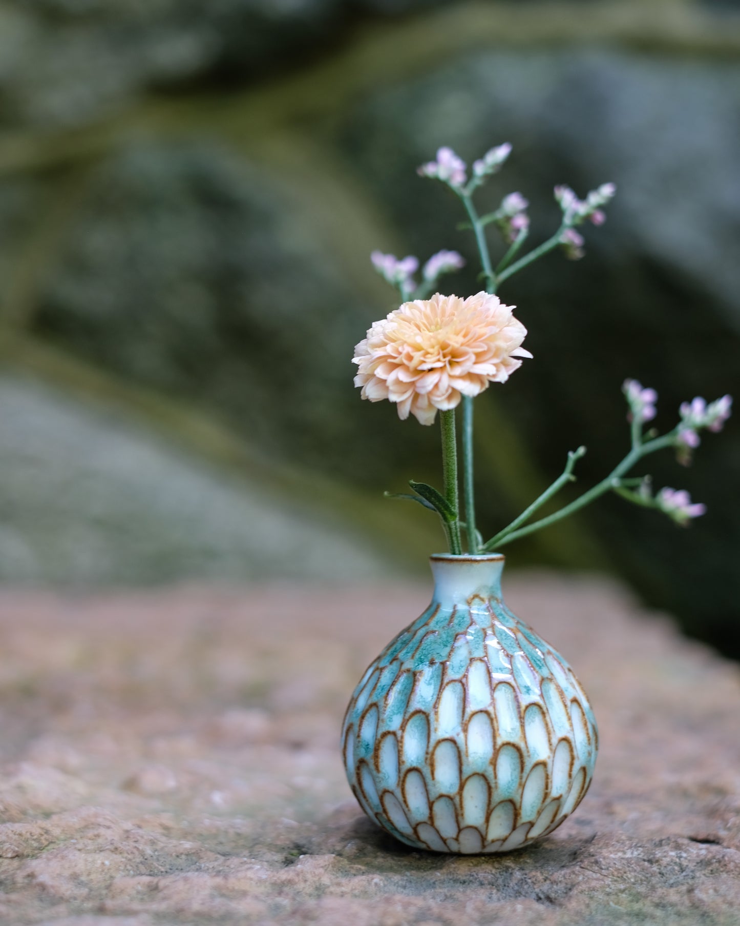 Karvad sticklingsvas grönmelerad