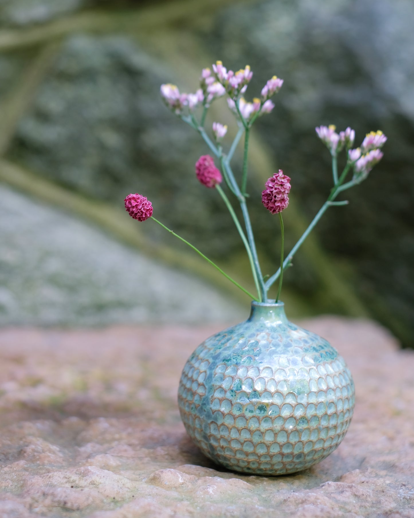 Karvad sticklingsvas grönmelerad