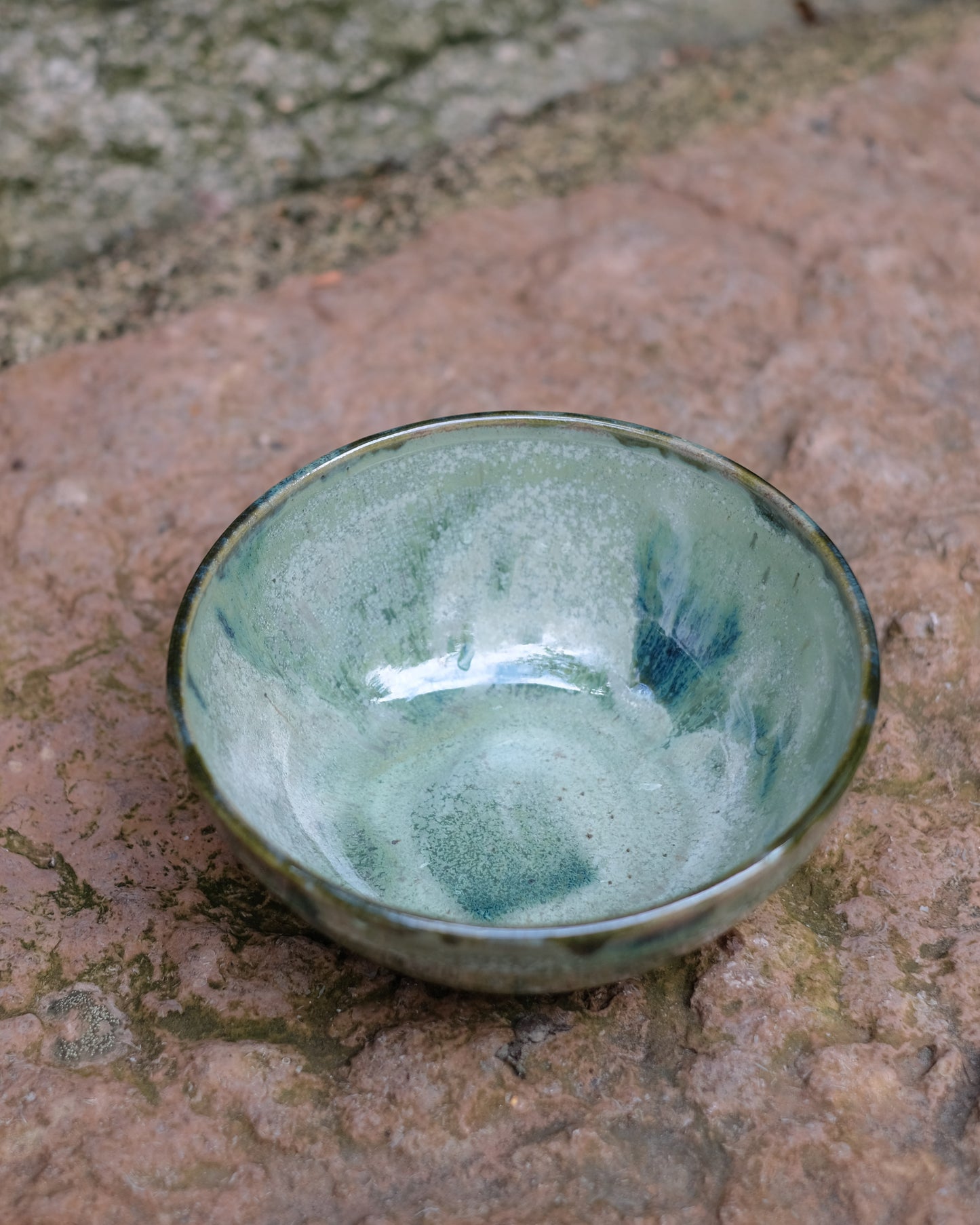 Frukostskål grönmelerad